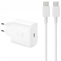 SZYBKA ŁADOWARKA SIECIOWA 45W DO SAMSUNG + KABEL USB-C 1M SZYBKIE ŁADOWANIE