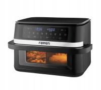 2× Frytownica niskotłuszczowa Air fryer Raven EFN013 2950W 11,5L Czarna