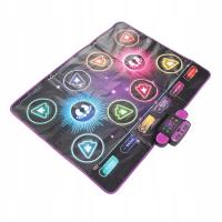 Elektroniczna mata taneczna Wbudowana muzyka Dual Player Interactive RF
