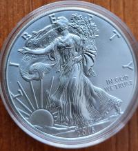 1$ USA 2016 - American Eagle Ag999 1oz + gratis