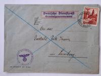 Znaczek całostka GG Polska DRK ksownik Sniatyn Galicja 1942