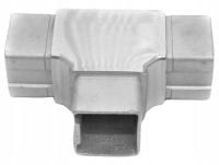 TRÓJNIK DLA PROFILU 40x40x2,0mm, AISI 304, SZLIF NIERDZEWNY ŁĄCZNIK NAROŻNY