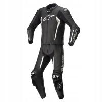 KOMBINEZON SKÓRZANY 2 CZ. ALPINESTARS MISSILE V2 BLACK/WHITE 50