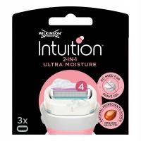 WILKINSON Intuition 2in1 Ultra Moisture 3szt Wkłady Ostrza Nożyki Wymienne