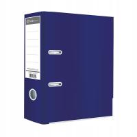SEGREGATOR A4 75 mm. 2R DŹ CIEMNY NIEBIESKI BŁYSK Z OKUCIEM DOLNYM , INTERD