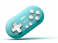 8Bitdo Zero 2 Turquoise miniaturowy pad bluetooth