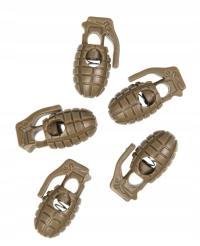 Mil-Tec Stopery do Sznurków Granat Coyote