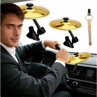 Mini Talerze Perkusyjne Metalowe 2 Szt – Dla Desek Rozdzielczych Samochodów