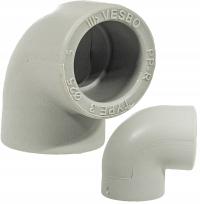 KOLANO KOLANKO ŁUK PP 90° ZGRZEWANE DO ZGRZEWU DWUKIELICHOWE Ø 25 mm MOCNE