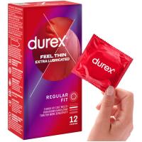 Prezerwatywy DUREX FEEL THIN FETHERLITE ELITE cienkie nawilżane 12 szt.