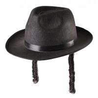 Шляпа раввин с пейсами еврей косплей костюм