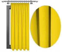 GOTOWE ZASŁONY NA TAŚMIE 140x250 ZASŁONA ŻÓŁTY