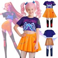 STRÓJ Demon Hunters KPOP Mira cosplay łowczynie demonów 130-140 7-9 Lat