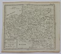 Pologne Polska mapa Robert de Vaugondy 1750 r