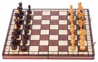 SQUARE - президентские деревянные шахматы 45 х 45 см