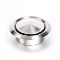 Анемостат хром клапан приточный вытяжной 150 мм INOX