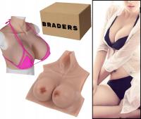 Поддельные груди бюст сиськи для транс трансвестит чашка C D силиконовые