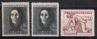 Czechosłowacja 1947 Mi 518-520 Czyste **