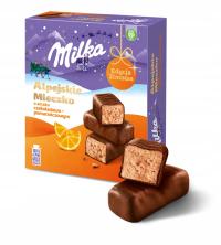 Alpejskie Mleczko MILKA Pomarańczowo-Czekoladowe 330g Edycja Zimowa