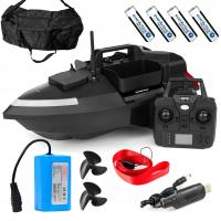 Рыболовная приманка flytec v020 с дистанционным управлением, GPS, 3 фидера, 500 м