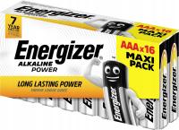 16X щелочная батарея Energizer AAA (R3)lr03 1.5 V тонкие палочки