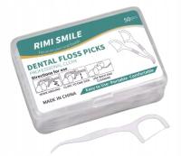 Nić dentystyczna | Niciowykałaczki RIMI SMILE | 50 sztuk | Nitko wykałaczki
