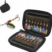 Obrotówki Błystki Spinningowe 16 sztuk Przynęty Blachy Na SZCZUPAKA OKONIA