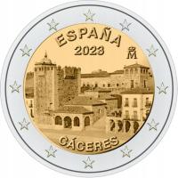 2 euro Hiszpania Caceres 2023