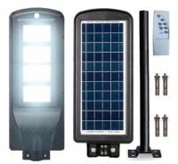 DUŻA LAMPA SOLARNA LED ULICZNA ZEWNĘTRZNA MOCNA 700W LATARNIA CZUJNIK