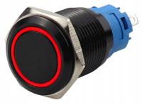 Кнопка включения / выключения бистабильный 19 мм 12v LED