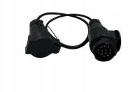 Adapter z przewodem 13/7 PIN 12V przejściówka 75CM