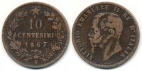 Włochy 10 Centesimi - 1867r H ... Monety