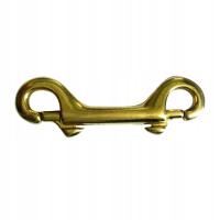 Double Ended Bolt Clip Snap Hook Key Chain Brass