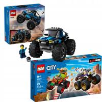 LEGO City 60397 Wyścig monster truckami i 60402 - Niebieski monster truck