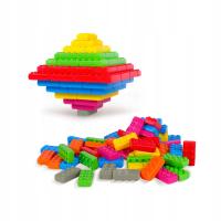 KLOCKI CEGŁY BUDOWLANE JUNIOR 140 EL. KARTON