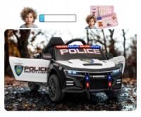 Pojazd na akumulator Policja 911 – 4x35W, 12V10Ah, pilot, LED, EVA, megafon