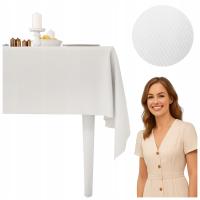 скатерть 140x240cm белая классическая матовая