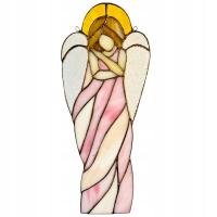 Anioł opieki Witraż Dekoracja duchowa Anioł stróż Religijna dekoracja