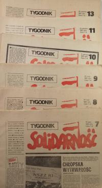 6x Tygodnik Solidarność 7-11 + 13/1981