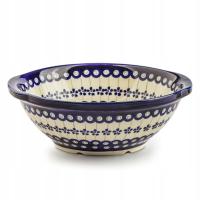 Cedzak durszlak Bolesławiec 24 cm dek. 166A K2