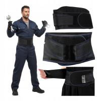 Pas magnetyczny Fit4Med na kręgosłup lędźwiowy 24 magnesy czarny