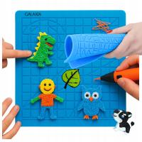 MATA SILIKONOWA DO DŁUGOPISU 3D Szablony Długopis 3 D Wzory 17 x 17 cm