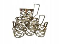 Metalowe koszyczki koszyczek uchwyt do szklanki 7 sztuk