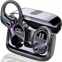 SŁUCHAWKI BEZPRZEWODOWE BLUETOOTH 5,4 DOKANAŁOWE SPORTOWE ROZMOWY ZAUSZNE