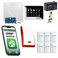 SYSTEM ALARMOWY DOMU ROPAM LTE GSM WIFI 6 CZUJEK BOSCH PROFESJONALNY ALARM