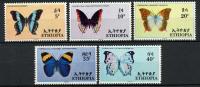 Etiopia** Mi. 555-59 Motyle 15€