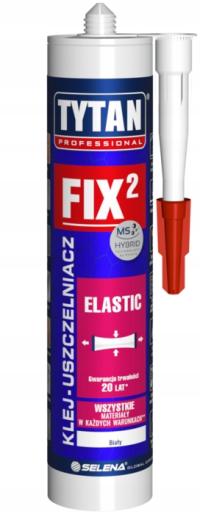 Крепежный клей FIX2 ELASTIC Titanium Professional 290ml гибкий герметик