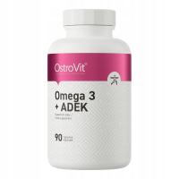 OstroVit Омега 3 1000 мг Витамин ADEK 90 капс EPA DHA рыбий жир кислоты