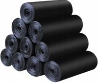 Черные мешки для мусора 60 л 100 шт LDPE прочные универсальные прочные