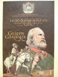 2 EURO SAN MARINO 2007 GIUSEPPE GARIBALDI darklis